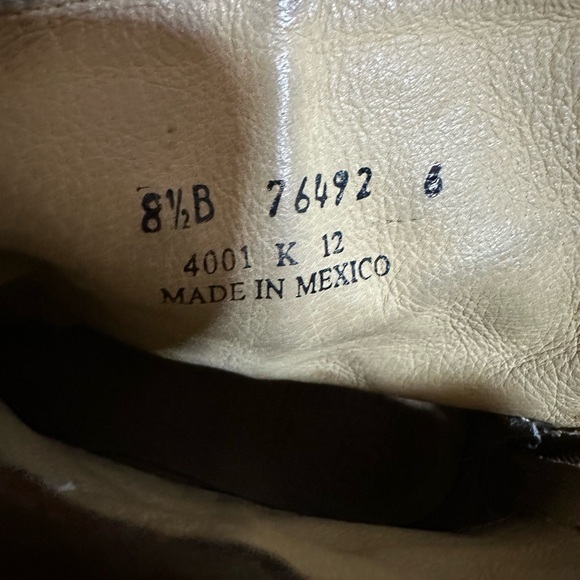 FRYE PHILLIP STUDDED HARNESS DISTRESSED BOOTS ANKLE LEATHER BIKER SIZE 8 1\2 B - Picture 13 of 14